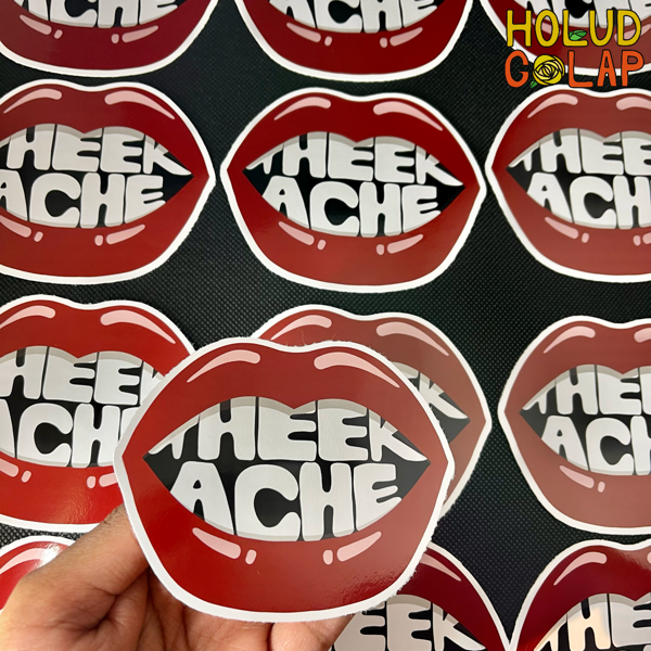 Sticker “Theek Ache” It’s okay | Bangla Vinyl Decals