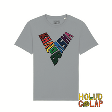 Load image into Gallery viewer, Rainbow “Bhalobasha” | Premium 100% Organic Cotton Unisex Bangla Chari-Tee
