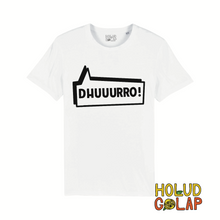 Load image into Gallery viewer, “Dhuuurro!” | Bangla Chari-tee | Shada Kalo | Premium 100% Organic Cotton Unisex
