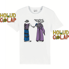 Load image into Gallery viewer, “Elo Melo” Couple | Premium 100% Organic Cotton Unisex Bangla Chari-Tee
