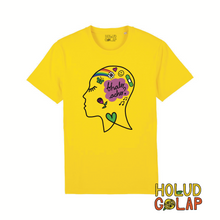 Load image into Gallery viewer, “Bhalo acho?” Are you well? | Mental Health Awareness | Premium 100% Organic Cotton Unisex Bangla Chari-Tee
