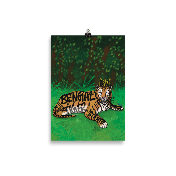 Baagh “Royal Bengal Tiger” | Bangla Art Print